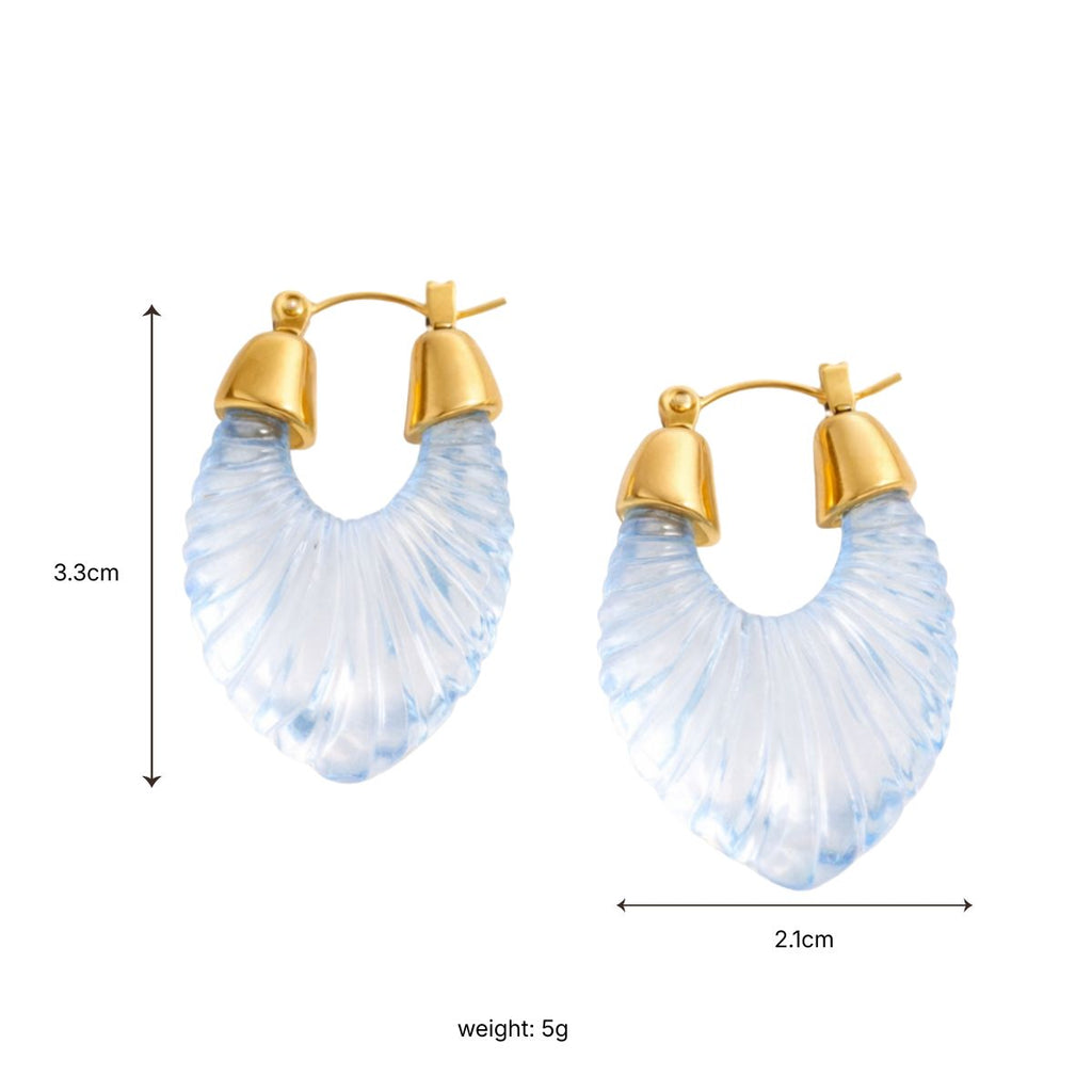 Mirage Drop Resin Earrings