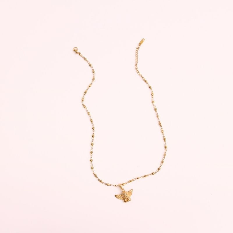 The Motel Angel Charm Necklace