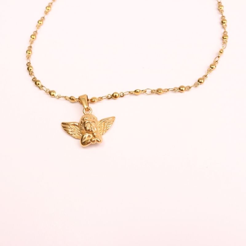 The Motel Angel Charm Necklace