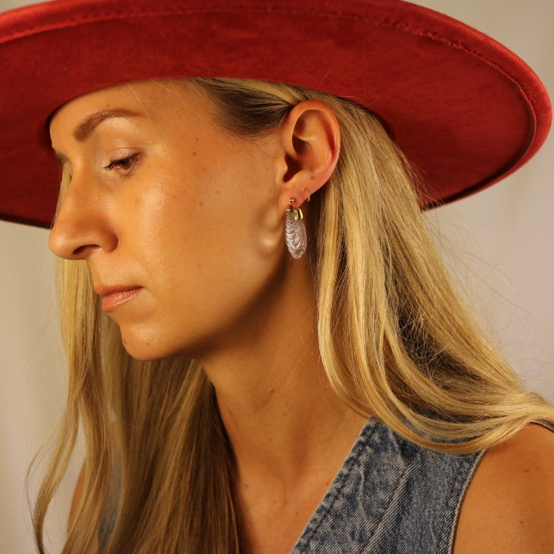 Mirage Drop Resin Earrings