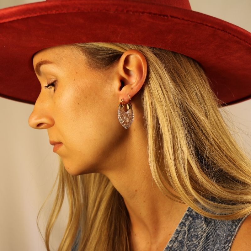 Mirage Drop Resin Earrings
