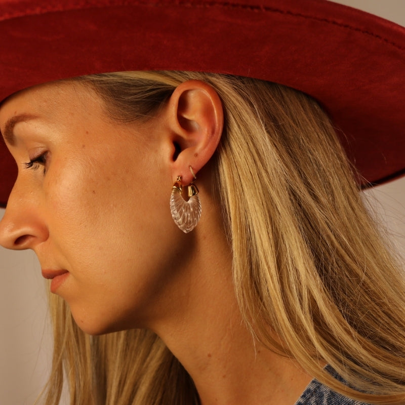 Mirage Drop Resin Earrings