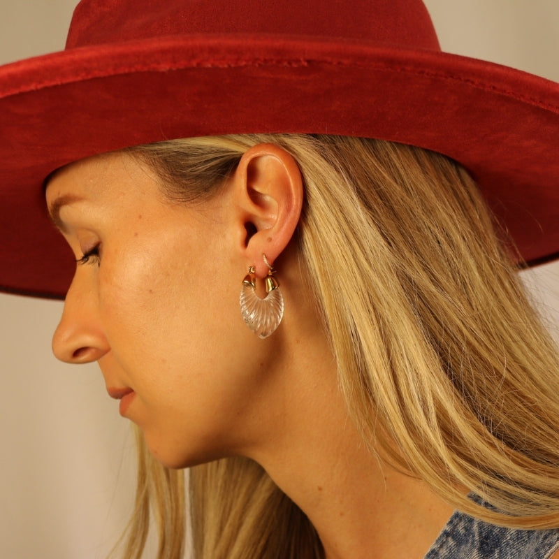 Mirage Drop Resin Earrings