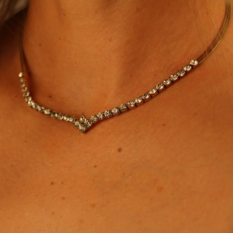 Diamondback Disco Necklace