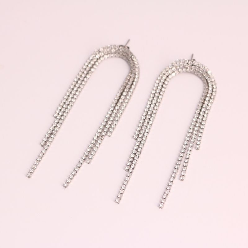 Disco Inferno Fringe Earrings