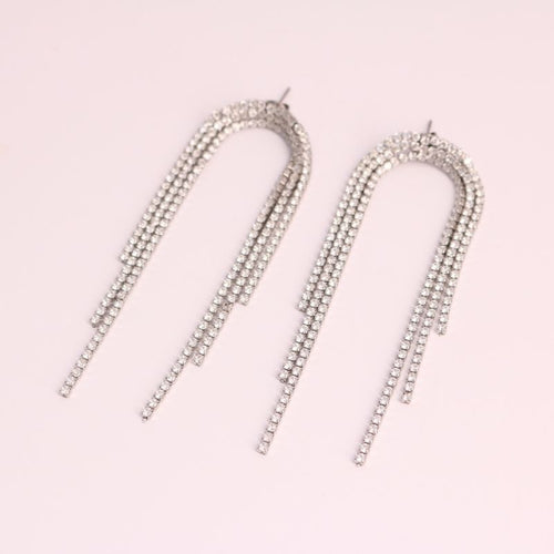 Disco Inferno Fringe Earrings