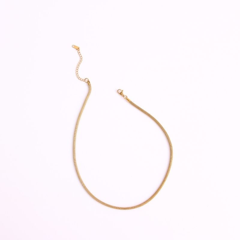 Sidewinder Mesh Chain Necklace