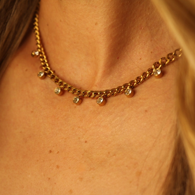 Sunset Spark Necklace