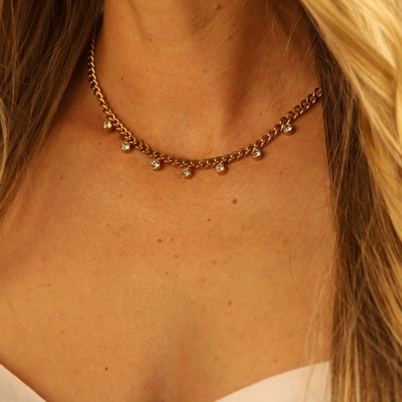 Sunset Spark Necklace
