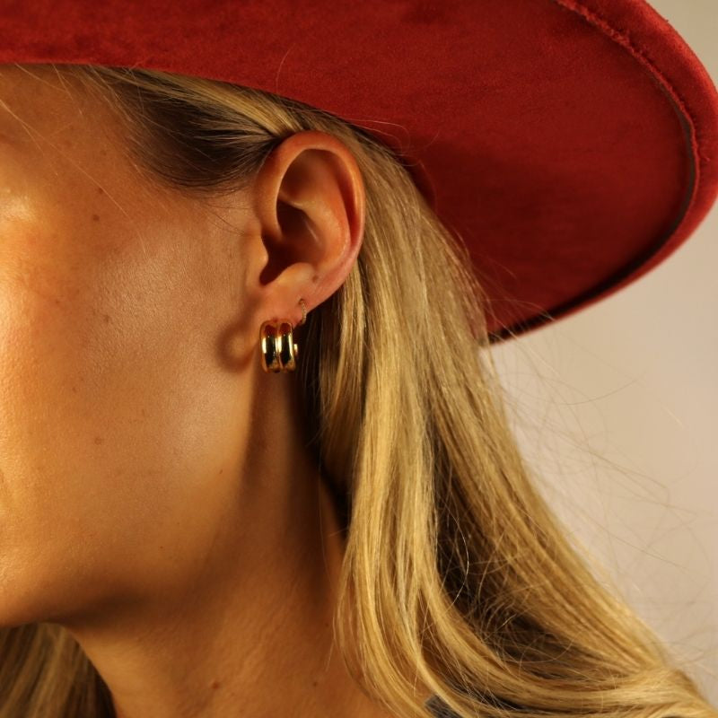 Sundown Hoop Earrings