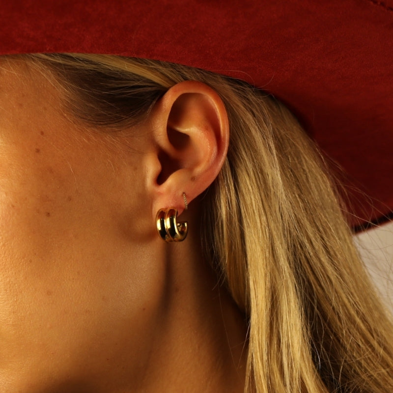 Sundown Hoop Earrings