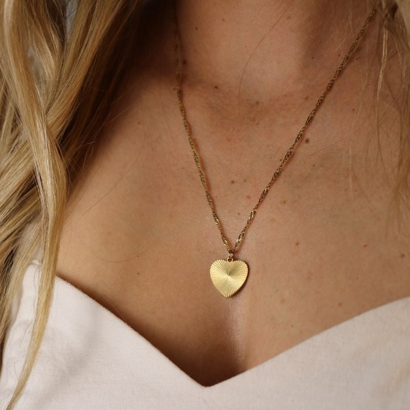 The Sundown Heart Necklace