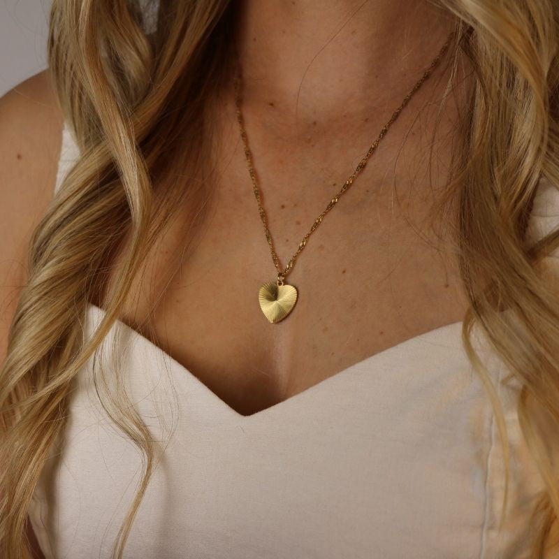 The Sundown Heart Necklace
