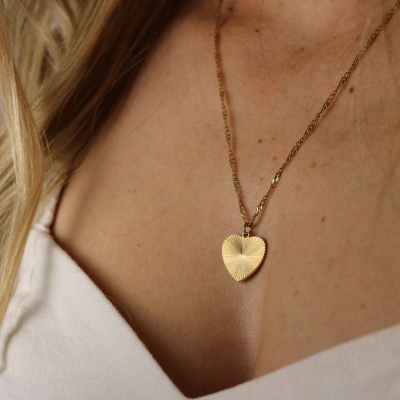 The Sundown Heart Necklace