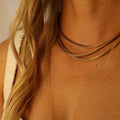 Sidewinder Mesh Chain Necklace