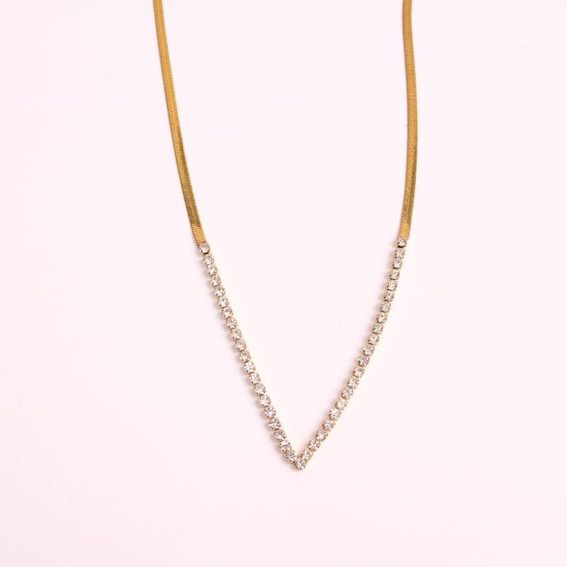 Rhinestone Revival Necklace