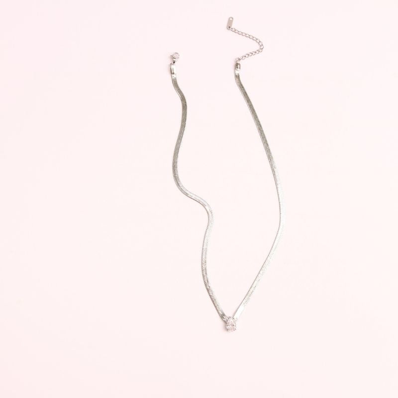 Disco Teardrop Necklace