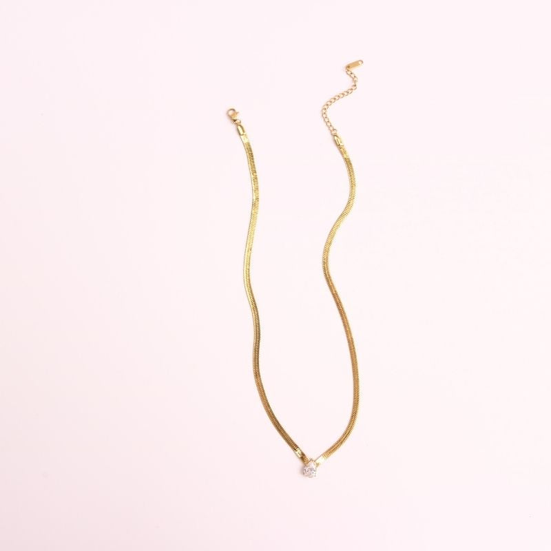 Disco Teardrop Necklace