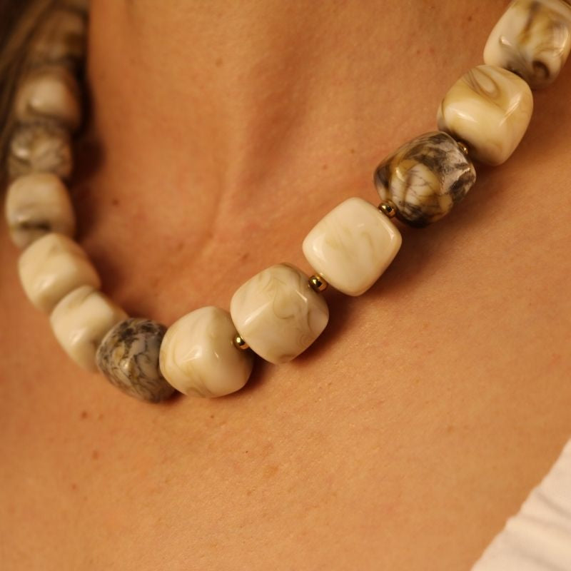 Sunwashed Stone Necklace