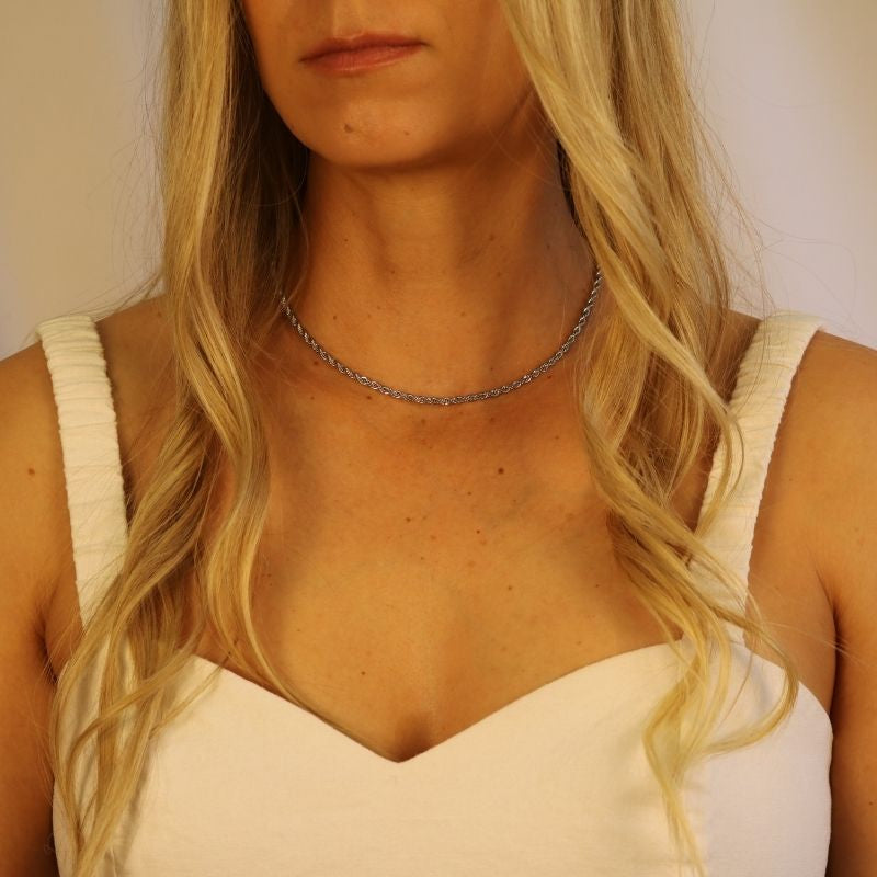 Silver Lasso Necklace