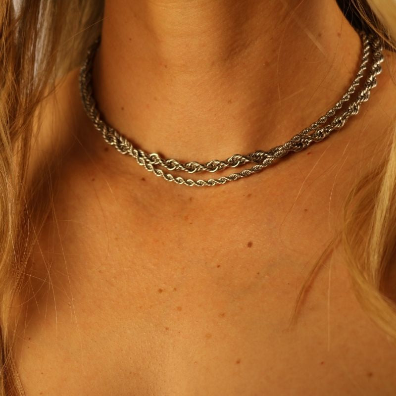Silver Lasso Necklace