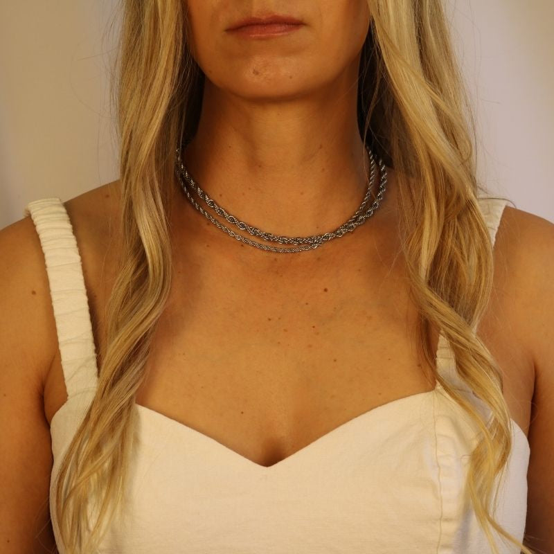 Silver Lasso Necklace