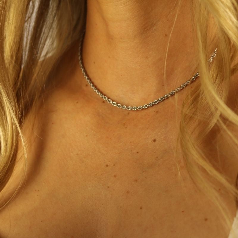 Silver Lasso Necklace