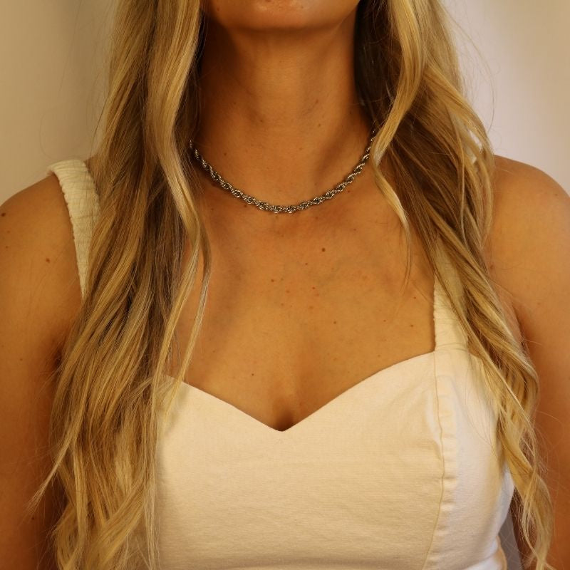 Silver Lasso Necklace