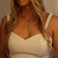 Vegas Whisper Lariat Necklace