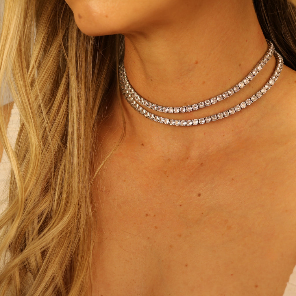 Starlight Strand Tennis Necklace