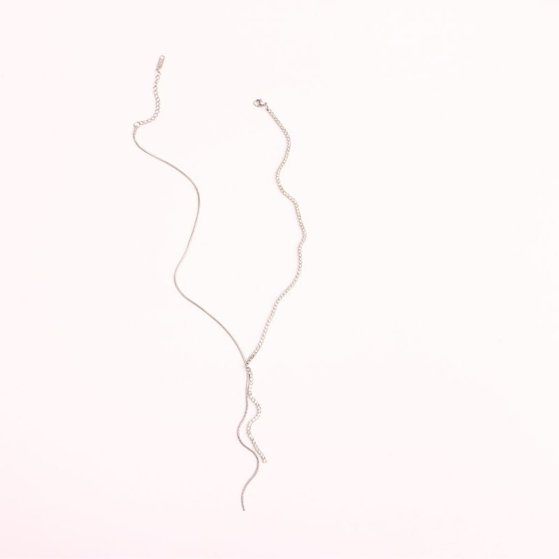 Vegas Whisper Lariat Necklace