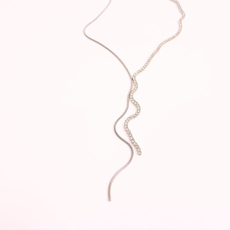 Vegas Whisper Lariat Necklace