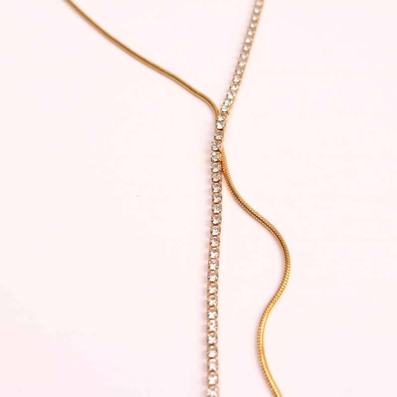 Vegas Whisper Lariat Necklace