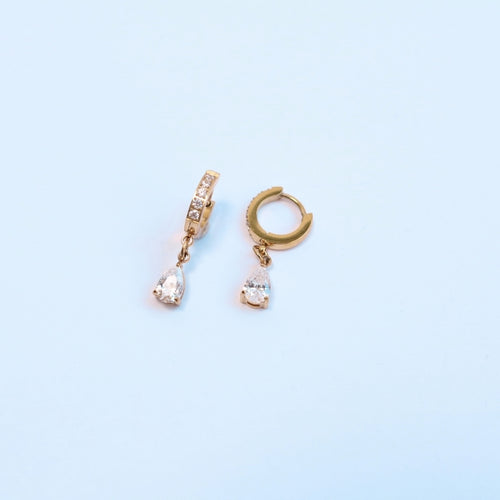 Cowgirl Teardrop Huggie Earrings
